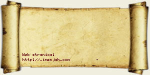 Luna Veljković vizit kartica